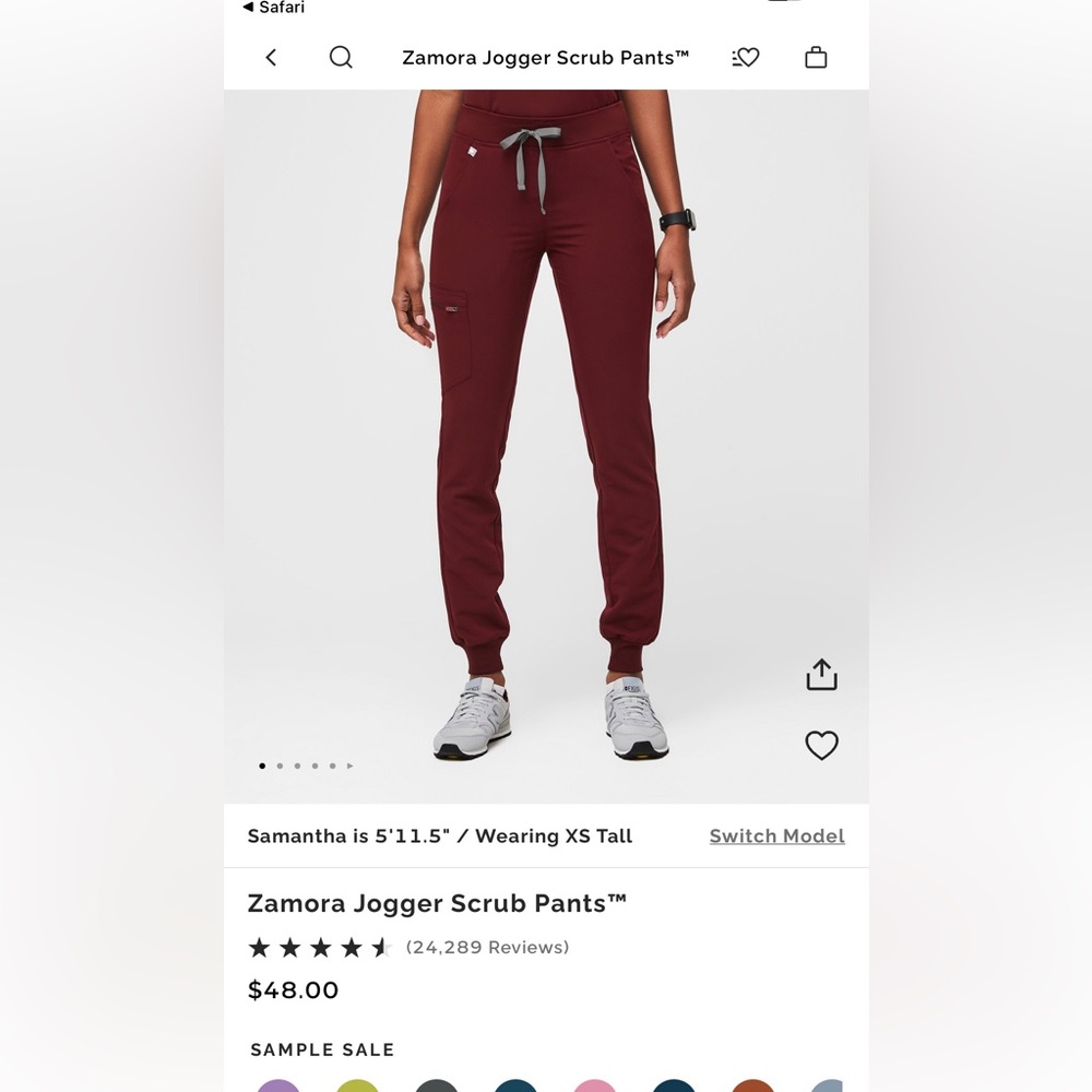 Figs Zamora Joggers- new with tags